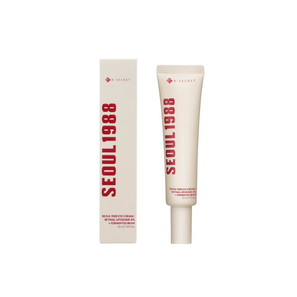 K-Secret Seoul 1988 Eye Cream : Retinal Liposome 4% + Fermented Bean 30ml - Shop K-Beauty in Glowii Beauty!