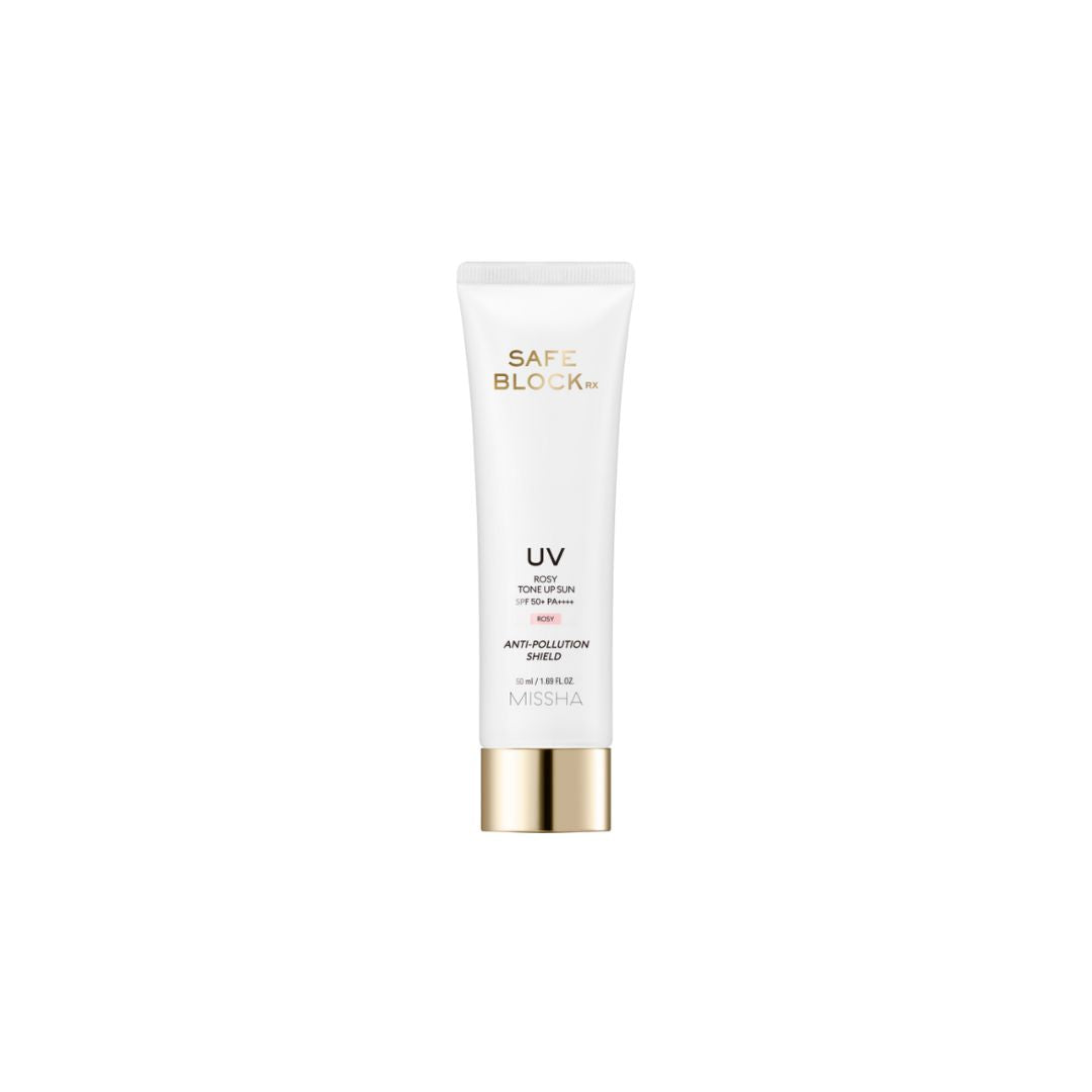Missha Safe Block Rx Rosy Tone Up Sun SPF50+/PA++++ 50ml  - Glowii Beauty