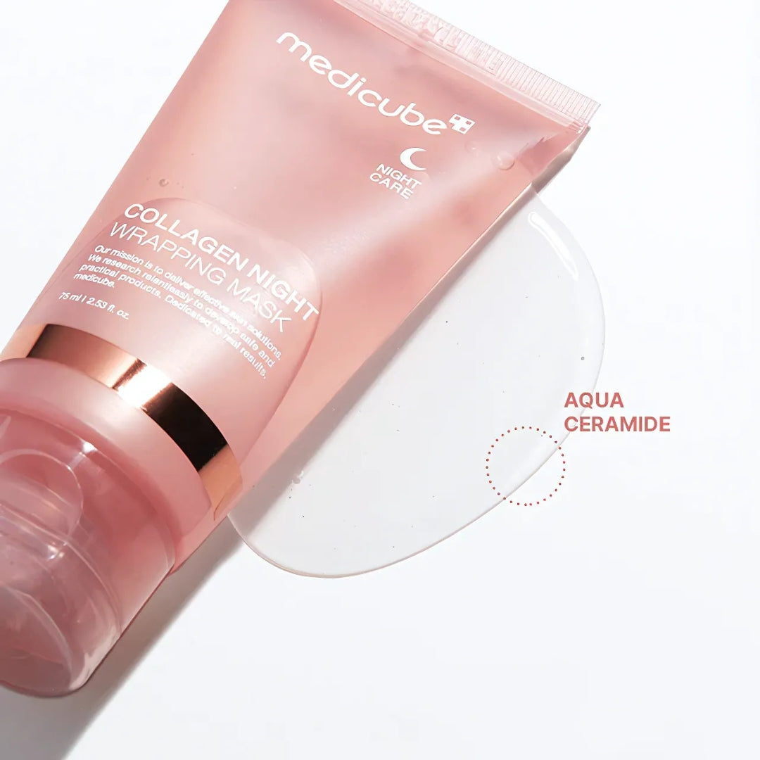 MEDICUBE [NEW] Collagen Night Wrapping Mask 75ml - Shop at Glowii Beauty