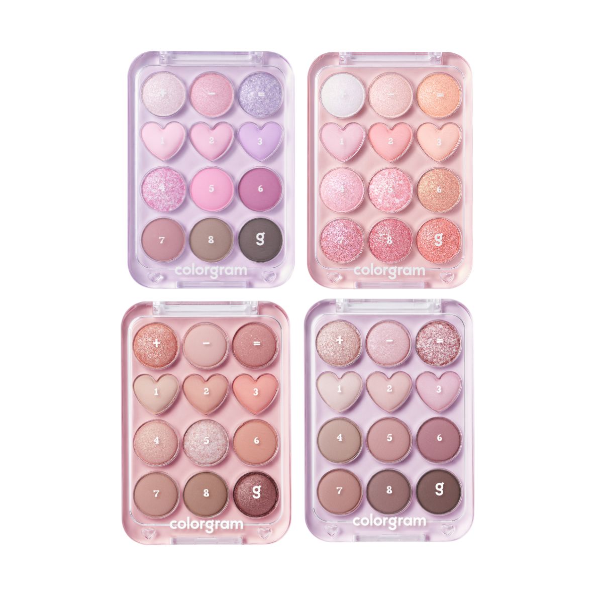 COLORGRAM Pin Point Eyeshadow Palette (4 colours)  - Glowii Beauty