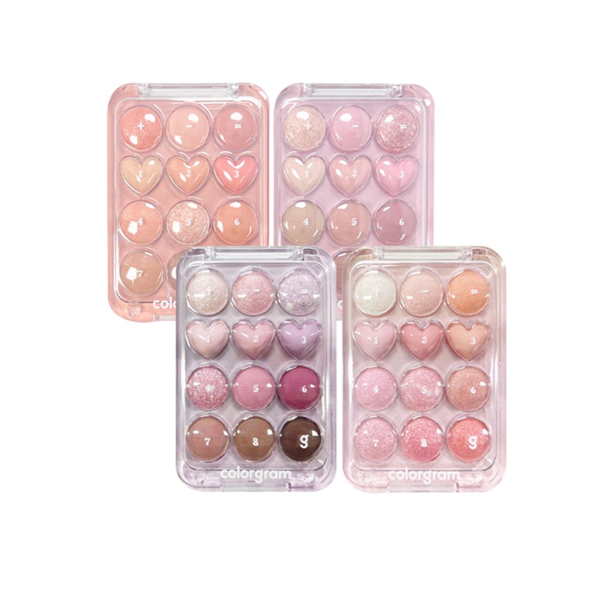 COLORGRAM Pin Point Eyeshadow Palette (4 colours)  - Glowii Beauty