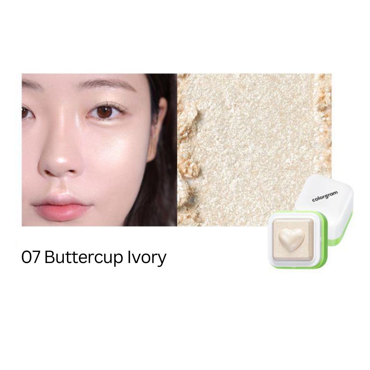 COLORGRAM [New] Milk Bling Heartlighter (5 Shades)  - Glowii Beauty