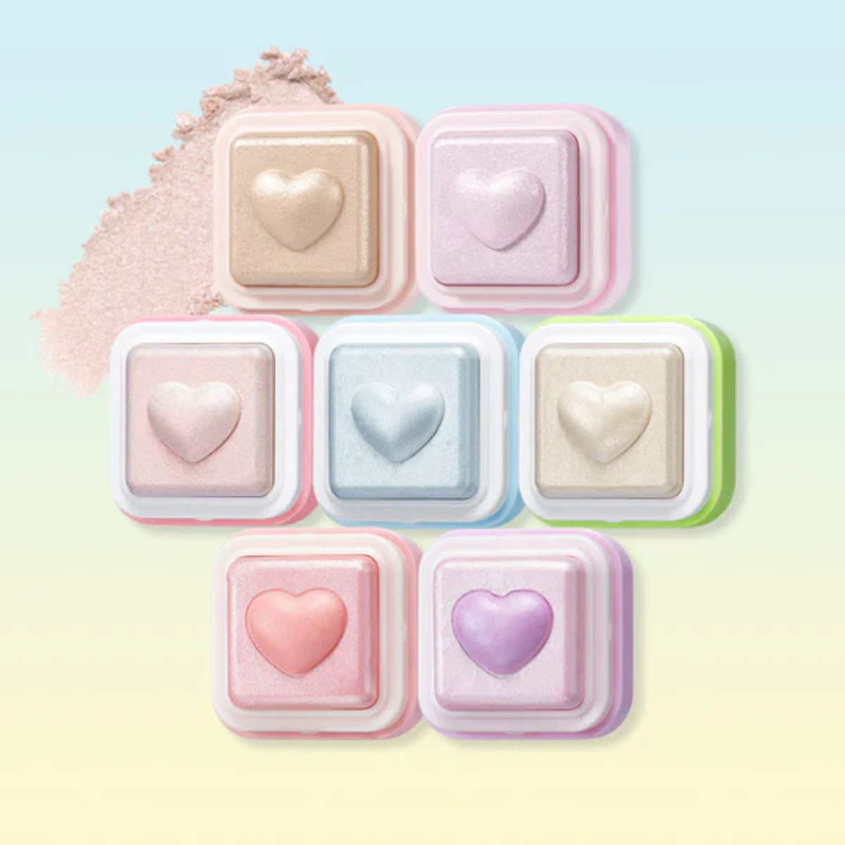 COLORGRAM [New] Milk Bling Heartlighter (5 Shades)  - Glowii Beauty