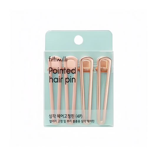 Fillimilli Pointed Hair Pin 4pcs  - Glowii Beauty