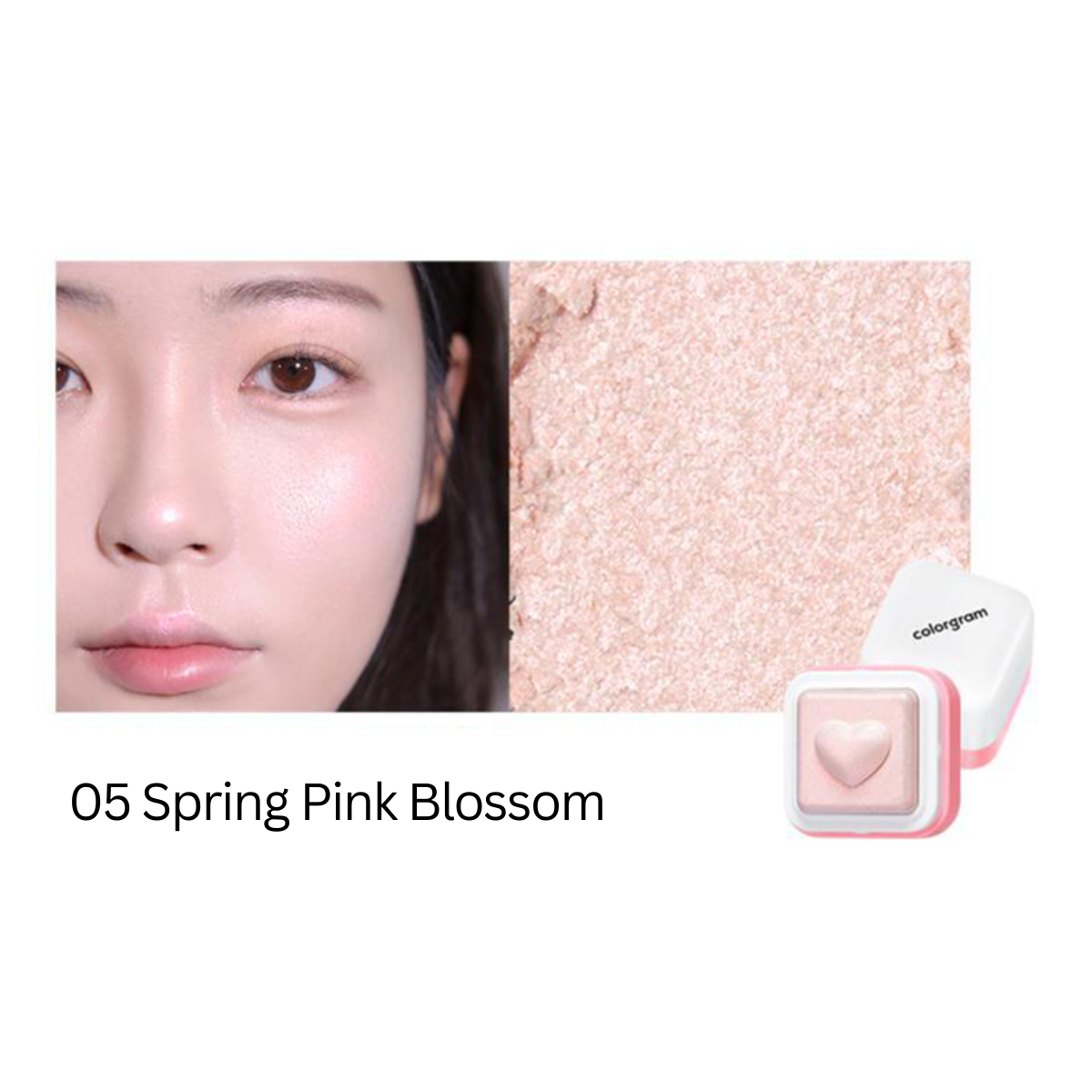 COLORGRAM [New] Milk Bling Heartlighter (5 Shades)  - Glowii Beauty