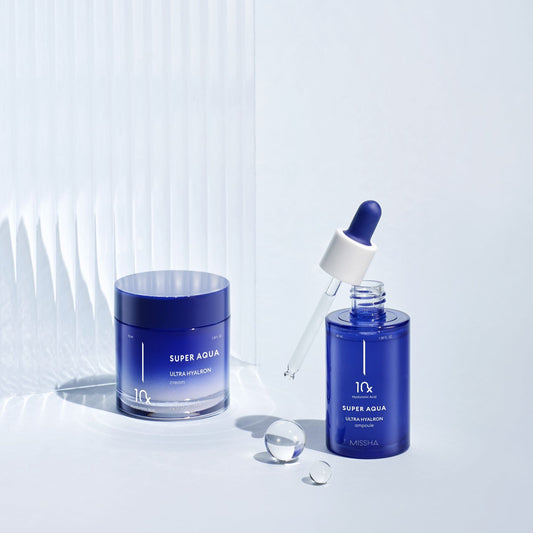 Missha Super Aqua Ultra Hyalron Ampoule 47ml  - Glowii Beauty
