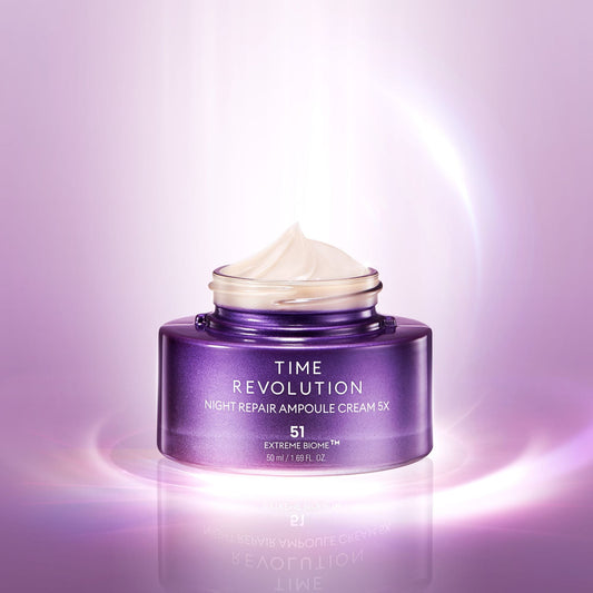 Missha Time Revolution Night Repair Ampoule Cream 5X 50ml  - Glowii Beauty