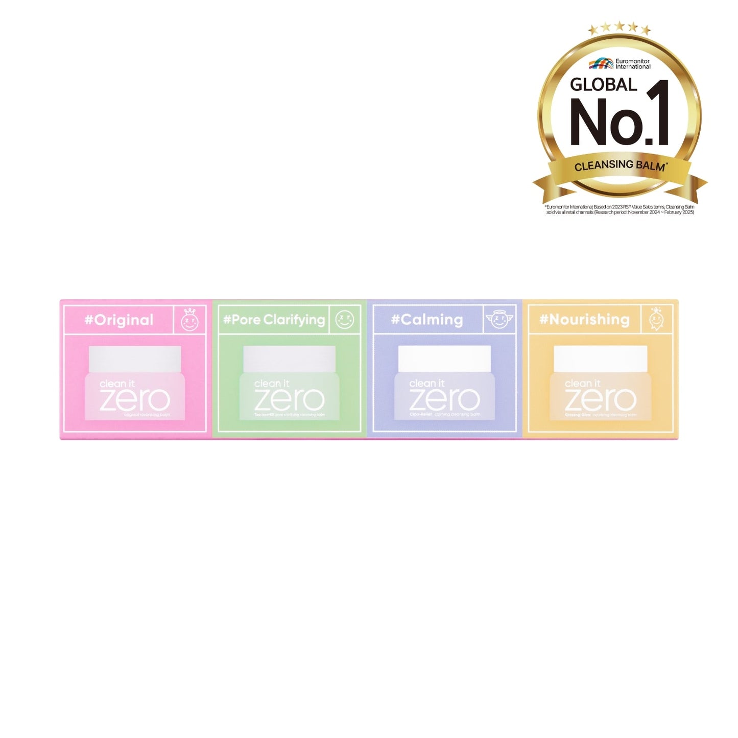 Clean it Zero Cleansing Balm Miniature Set (4 types)
