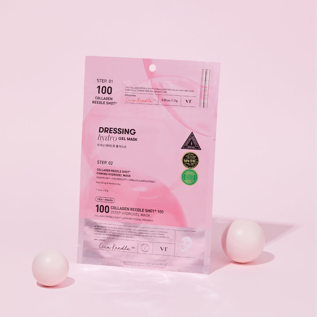 VT Cosmetics Collagen Reedle Shot 100 2Step Mask 1pc - Shop at Glowii Beauty