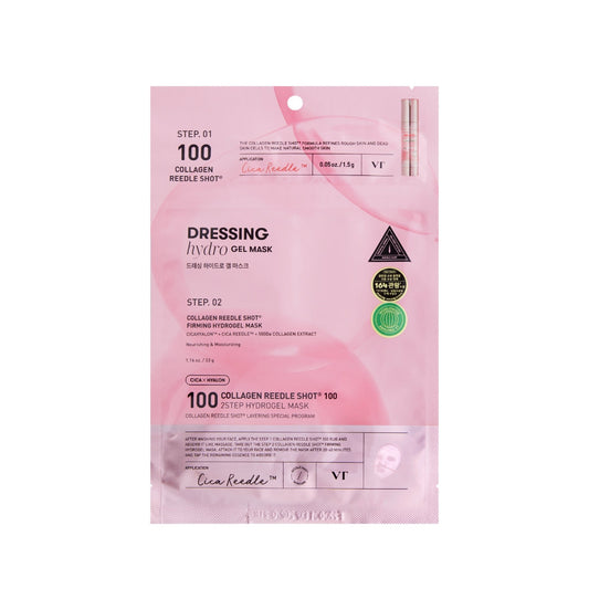 VT Cosmetics Collagen Reedle Shot 100 2Step Mask 1pc - Shop at Glowii Beauty
