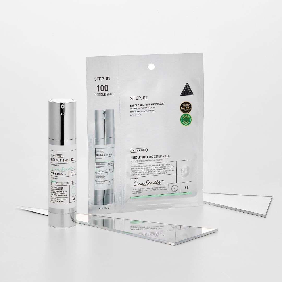 VT Cosmetics Reedle Shot 100 2Step Mask 1pc - Shop at Glowii Beauty