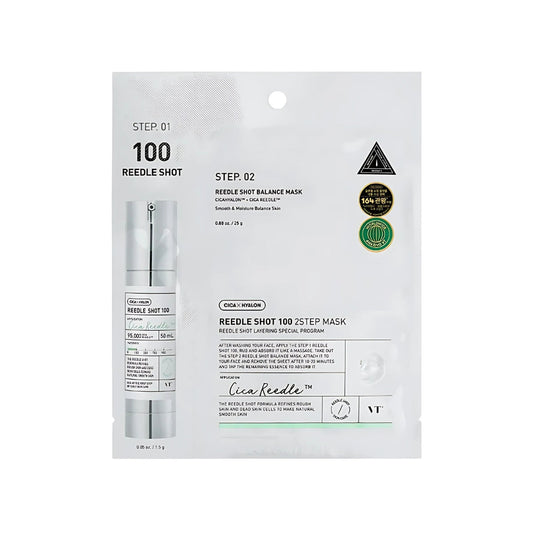 VT Cosmetics Reedle Shot 100 2Step Mask 1pc - Shop at Glowii Beauty