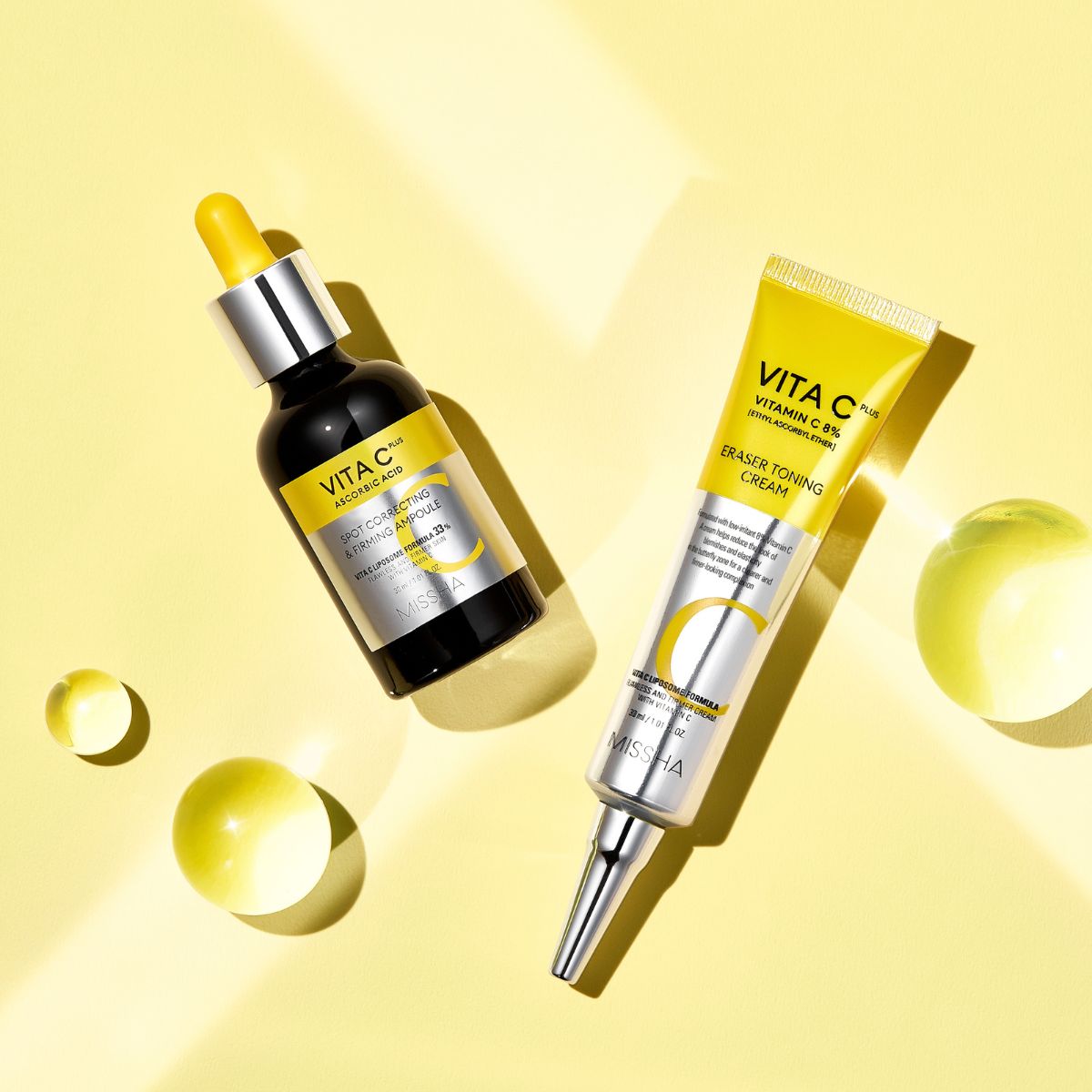 Missha Vita C Plus Spot Correcting & Firming Ampoule 30ml  - Glowii Beauty
