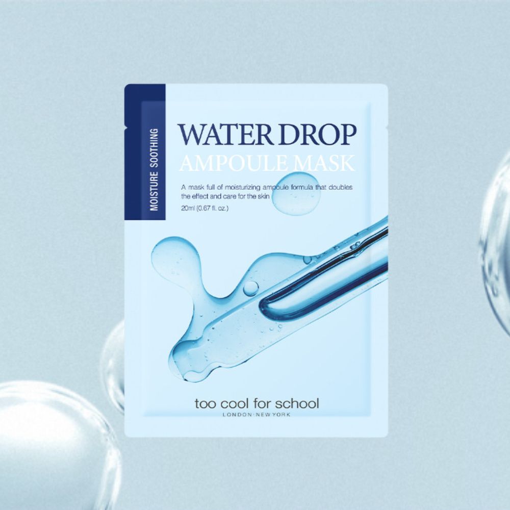 Too Cool For School Water Drop Ampoule Mask 20ml  - Glowii Beauty