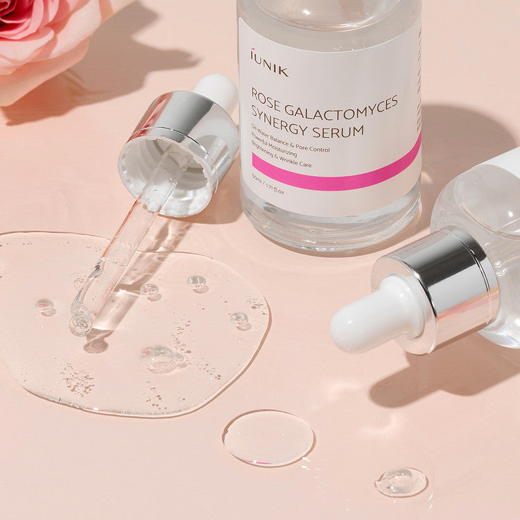 iUNIK Rose Galactomyces Synergy Serum 50ml - Shop at Glowii Beauty