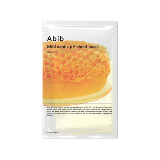 AbibMild Acidic pH Sheet Mask Honey Fit 1pc - Shop now at Glowii Beauty