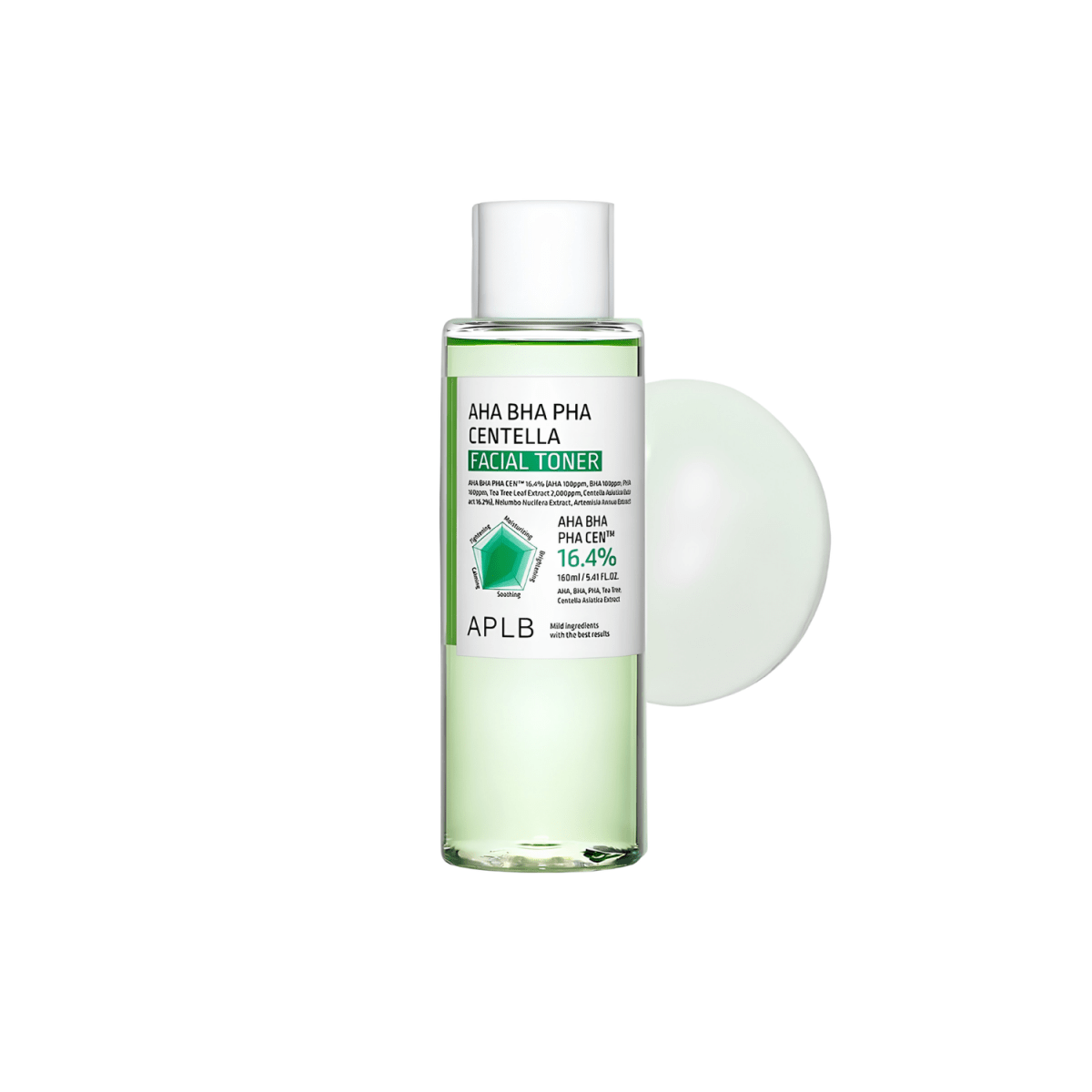 APLB AHA BHA PHA Centella Facial Toner 160ml | Glowii Beauty