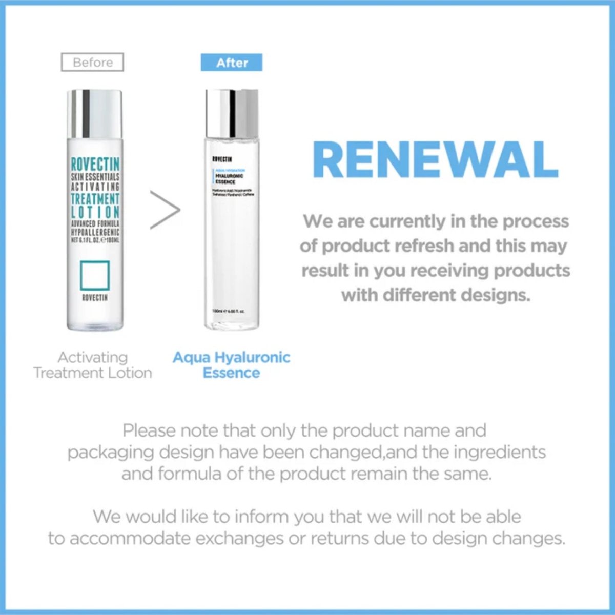 Rovectin Aqua Hyaluronic Essence 100ml | Glowii Beauty