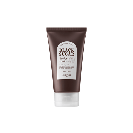 Skinfood Black Sugar Perfect Scrub Foam [180g] | Glowii Beauty