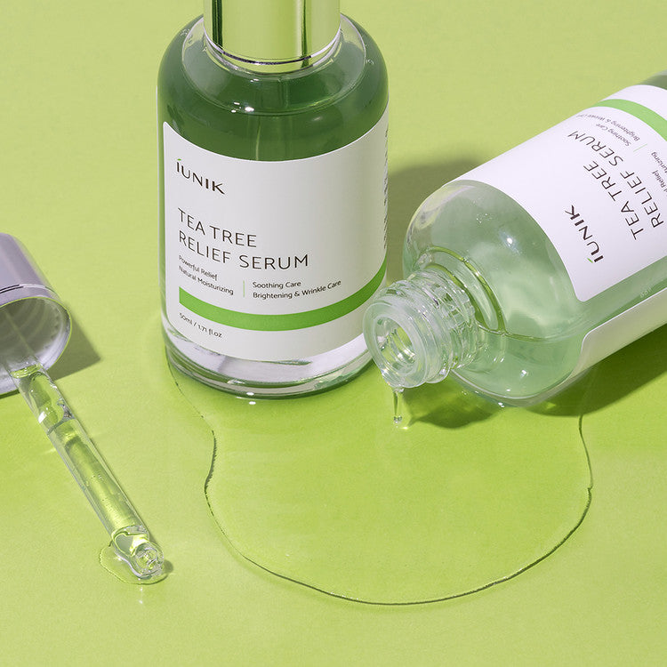 iUNIK Tea Tree Relief Serum 50ml - Shop at Glowii Beauty
