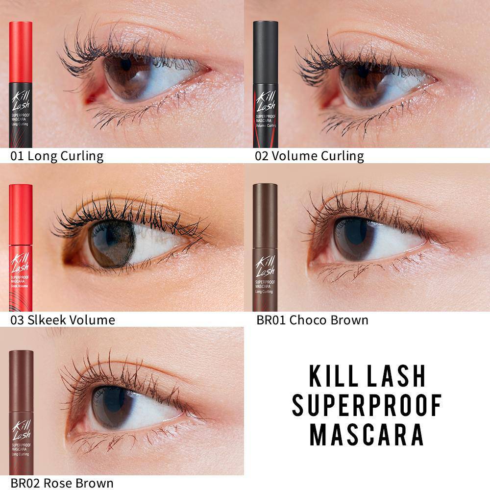 ClioKill Lash Superproof Mascara (5 Types)