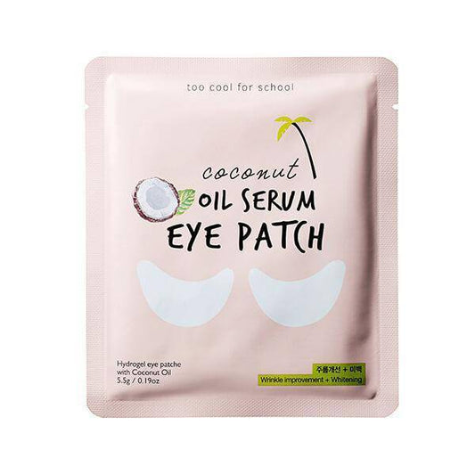 Too Cool For School Coconut Oil Serum Eye Patch (1 Pair)  - Glowii Beauty