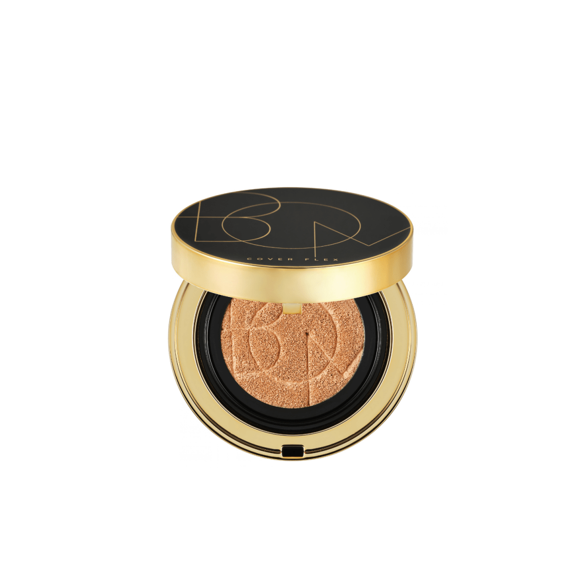 B.O.M Cover Flex Cushion SPF50+ foundation with a compact, lightweight cushion applicator and smooth, natural coverage.