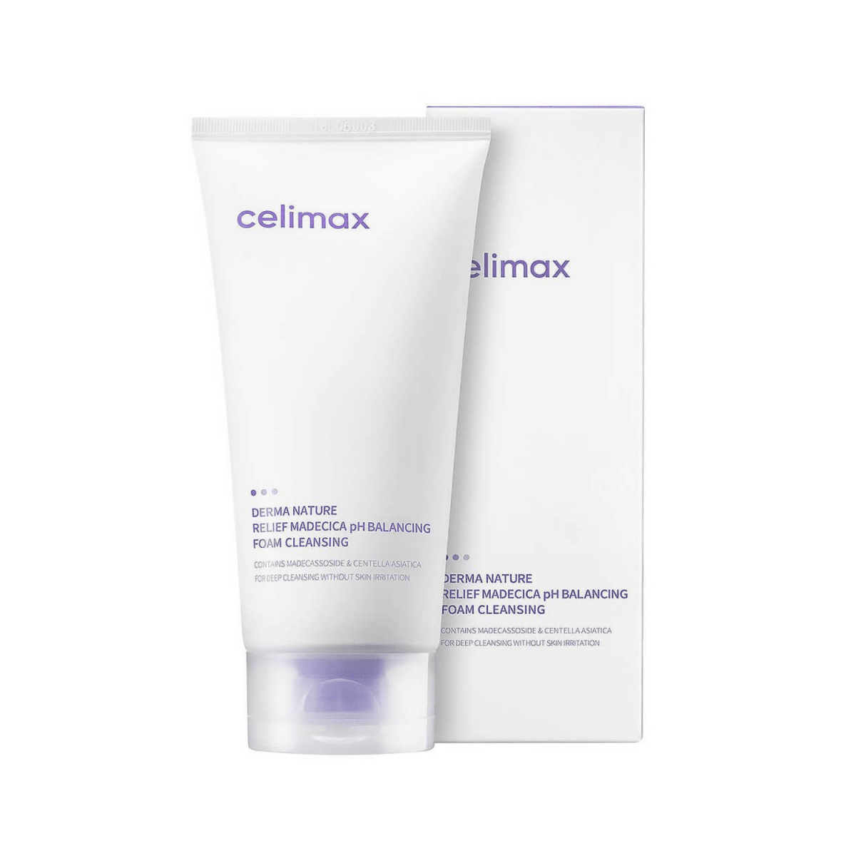 Celimax Derma Nature Relief Madecica Ph Balancing Foam Cleansing 150ml | Glowii Beauty