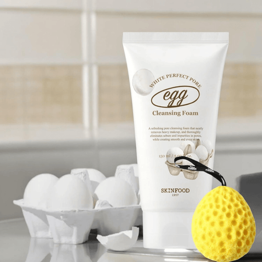 Skinfood Egg White Perfect Pore Cleansing Foam [150ml] | Glowii Beauty