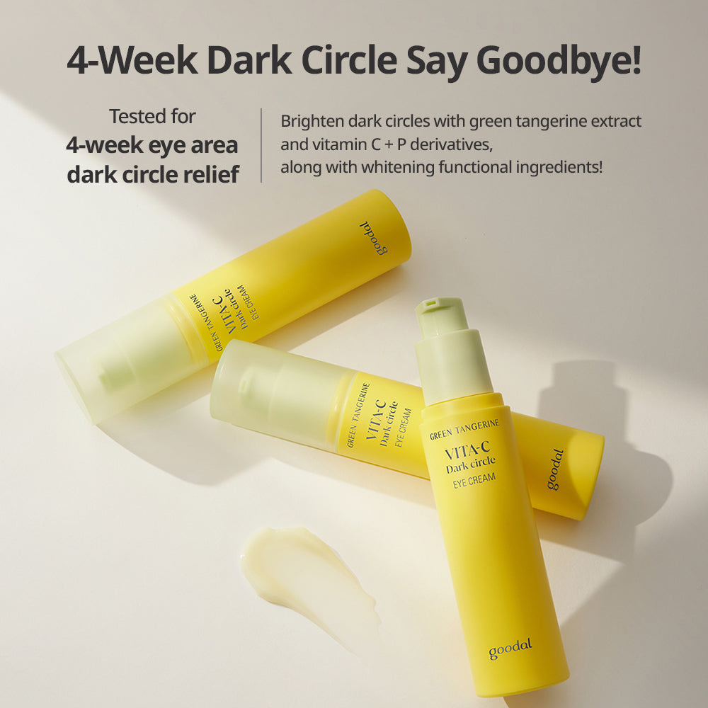 GoodalGreen Tangerine Vita C Dark Circle Eye Cream New 30ml - Shop now at Glowii Beauty