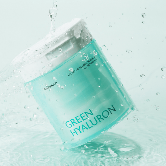Milk Touch Hedera Helix Green Hyaluron 6Sec Soothing Pad [60 Pads] | Glowii Beauty