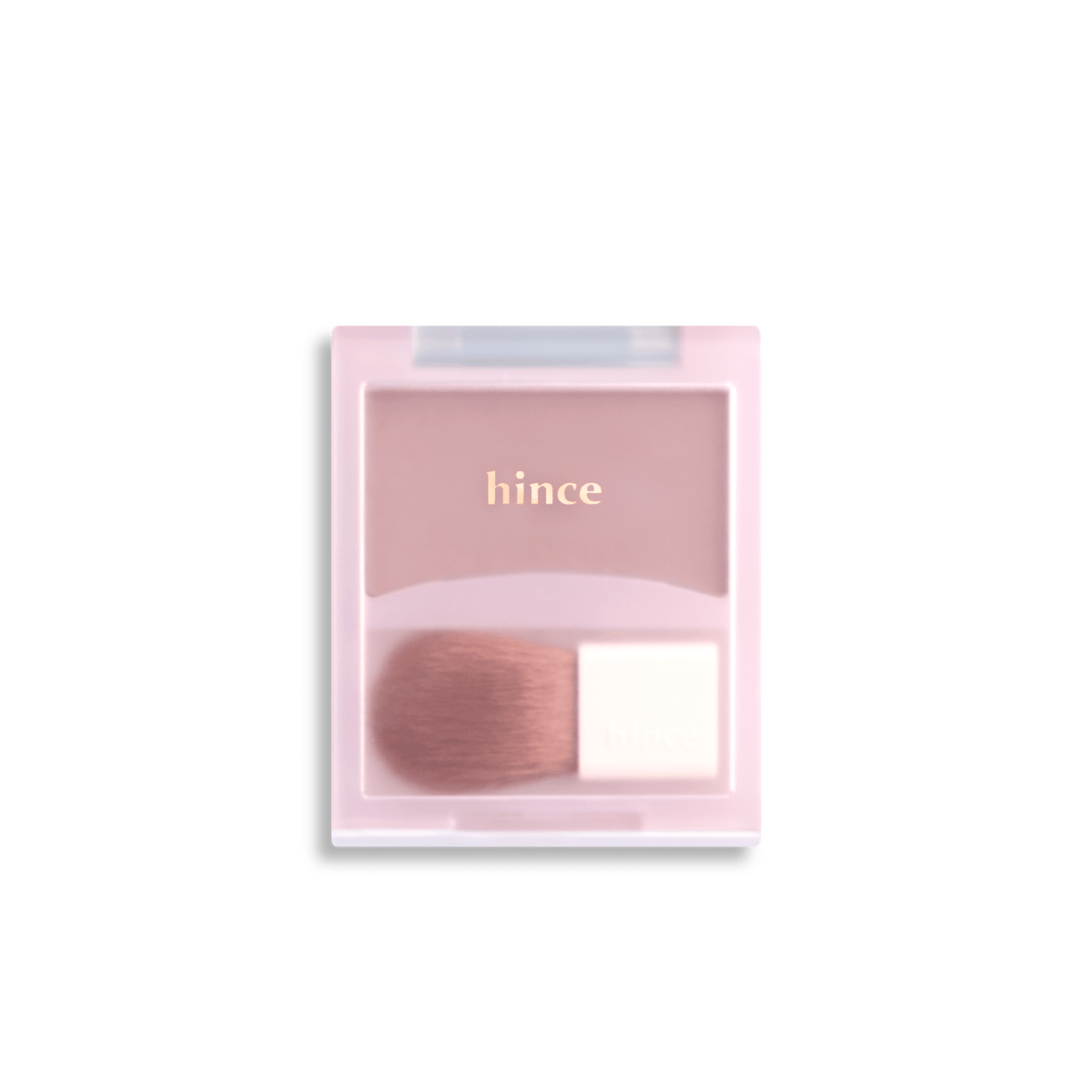 Hince Hug Layer Cheek Blush in a soft pink shade, featuring the blush compact with a smooth, blendable powder texture.