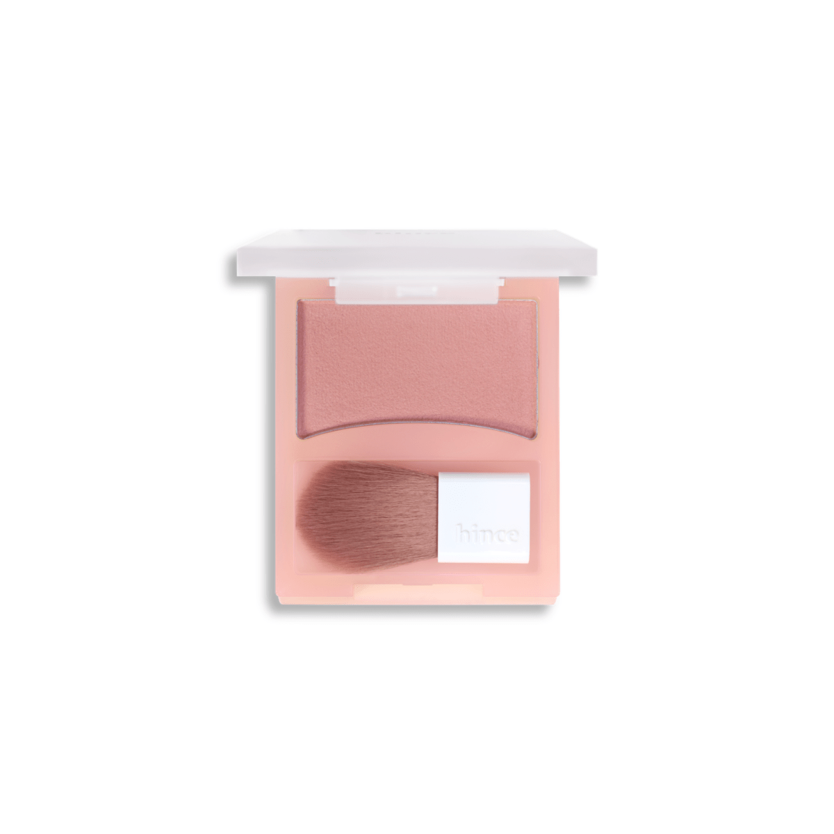 Hince Hug Layer Cheek Blush in a compact with soft pink and coral shades, showcasing its natural, buildable blush formula.
