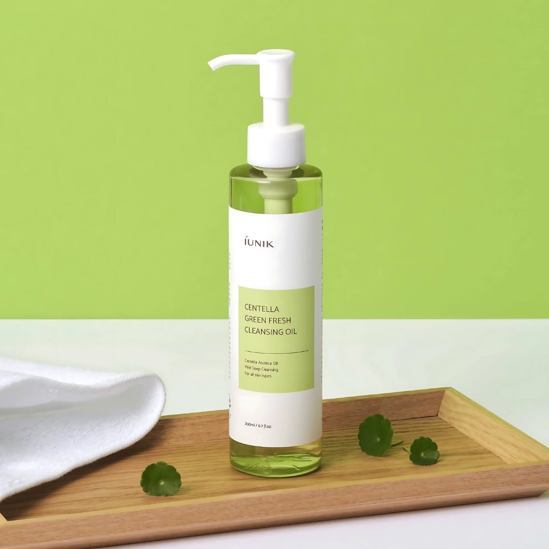 iUNIK Centella Green Fresh Cleansing Oil 200ml - Shop at Glowii Beauty