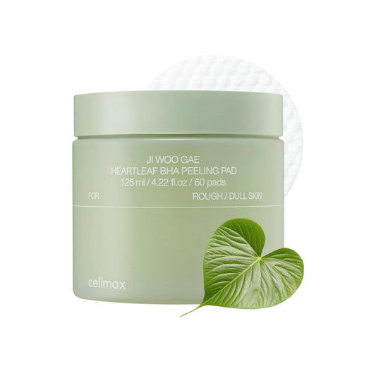 Celimax Ji Woo Gae Heartleaf BHA Peeling Pad 60pads | Glowii Beauty