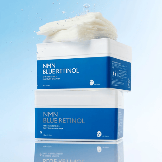 Milk Touch NMN Blue Super Retinol Daily Turn Over Mask Box [30pcs] | Glowii Beauty