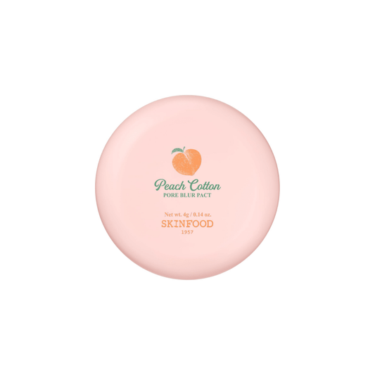 Skinfood Peach Cotton Pore Blur Pact [15g] | Glowii Beauty