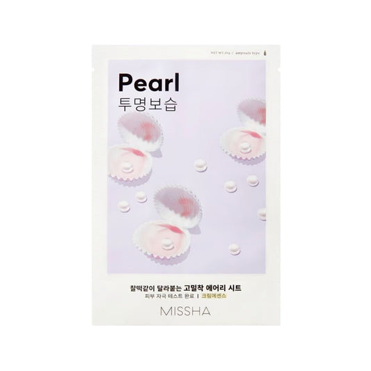 Missha Airy Fit Sheet Mask [Pearl] 1pc  - Glowii Beauty