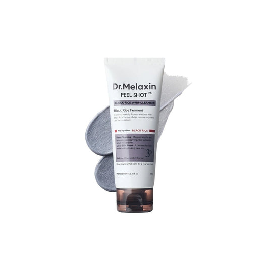 Dr.Melaxin Peel Shot Black Rice Whip Cleanser [100ml] | Glowii Beauty