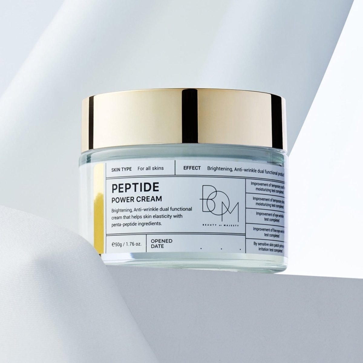 B.O.M Peptide Power Cream 50G | Glowii Beauty