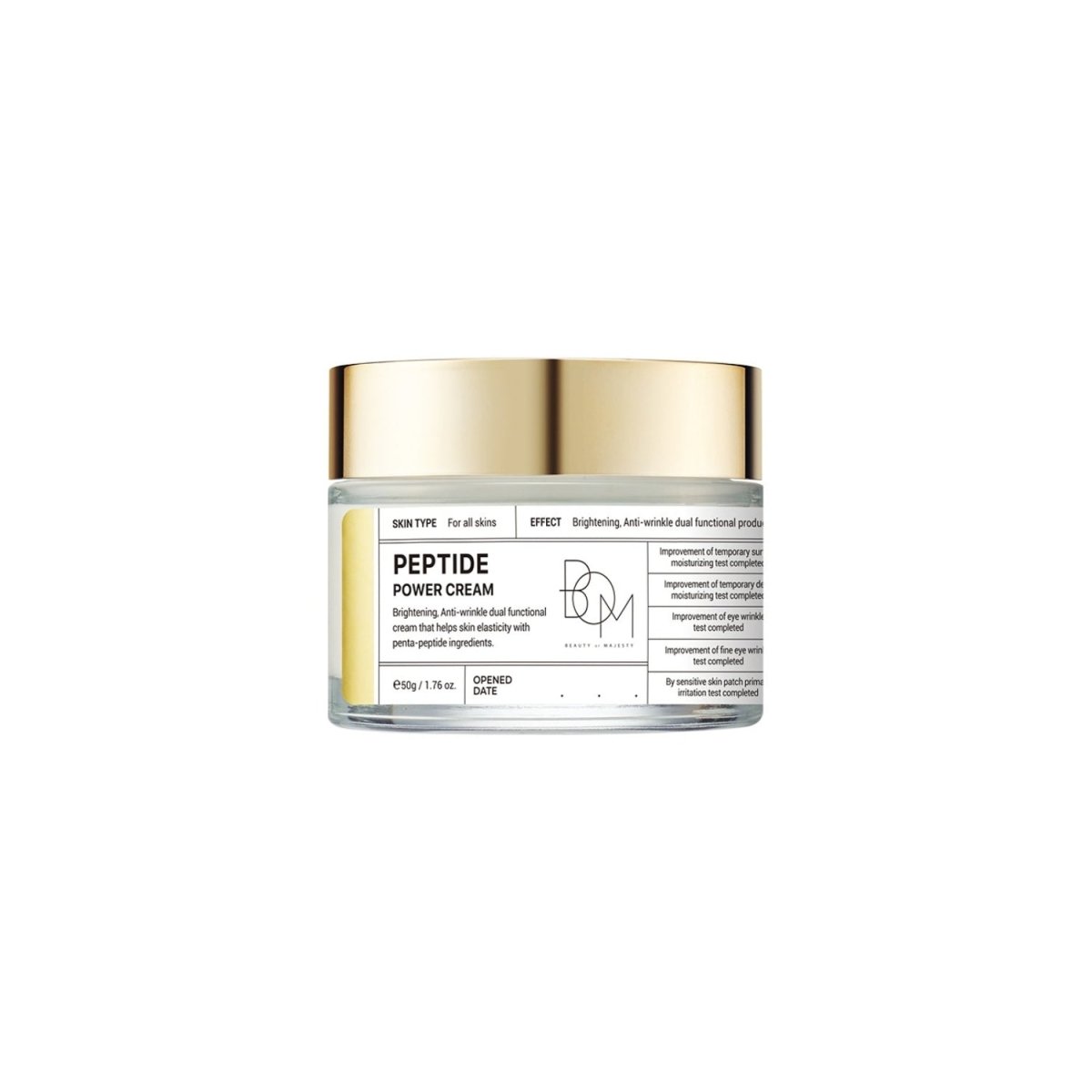 B.O.M Peptide Power Cream 50G | Glowii Beauty