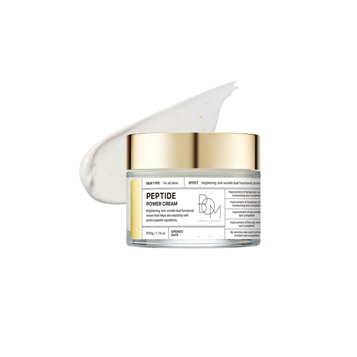 B.O.M Peptide Power Cream 50G | Glowii Beauty
