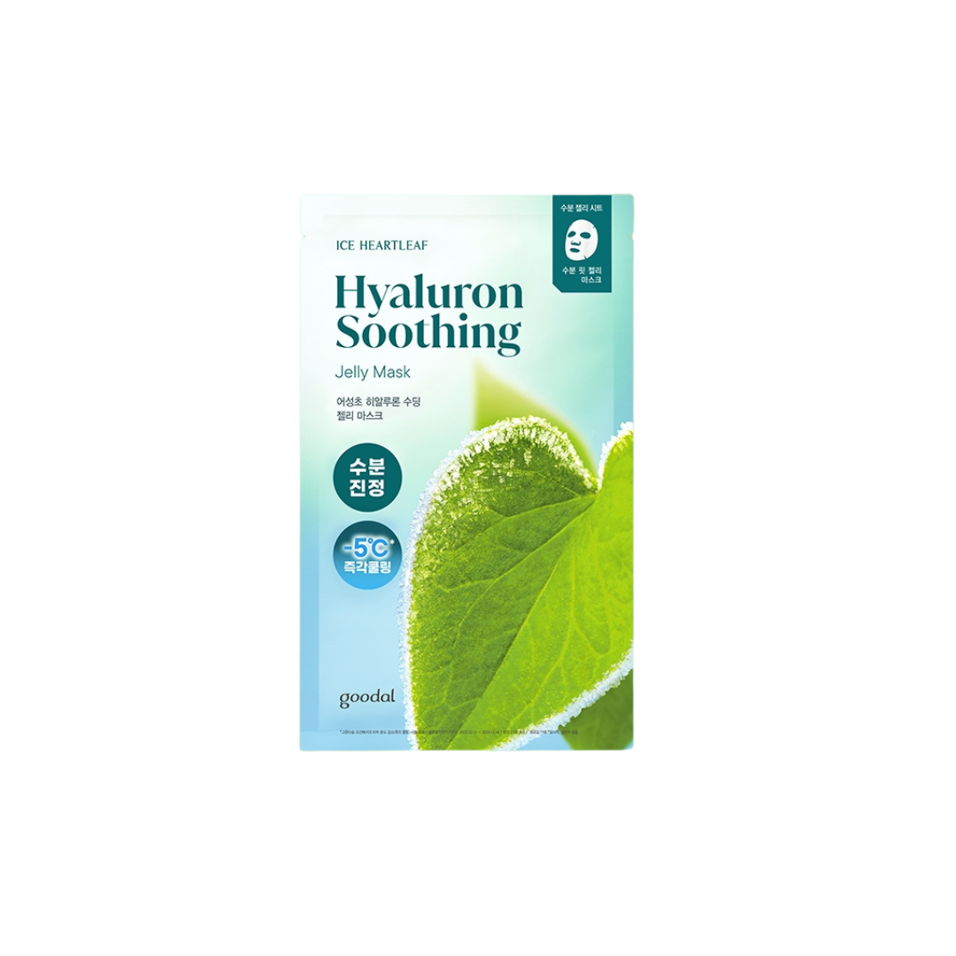 Goodal Houttuynia Cordata Hyaluron Soothing Jelly Mask 1pc  - Glowii Beauty