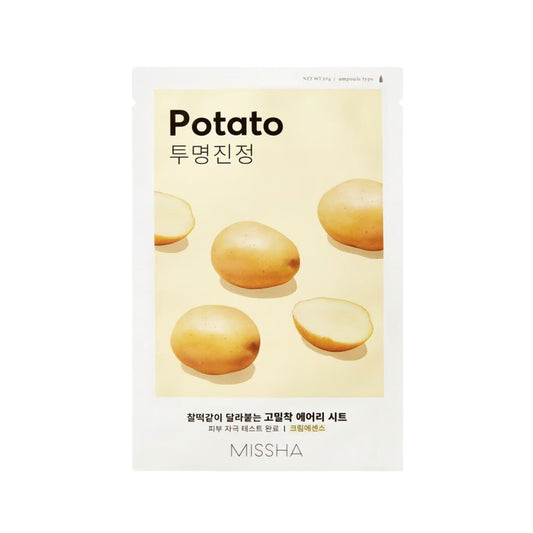 Missha Airy Fit Sheet Mask [Potato] 1pc  - Glowii Beauty