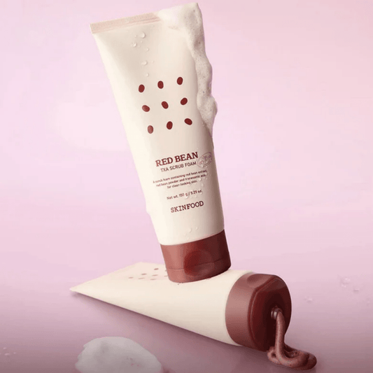 Skinfood Red Bean TXA Scrub Foam [150g] | Glowii Beauty