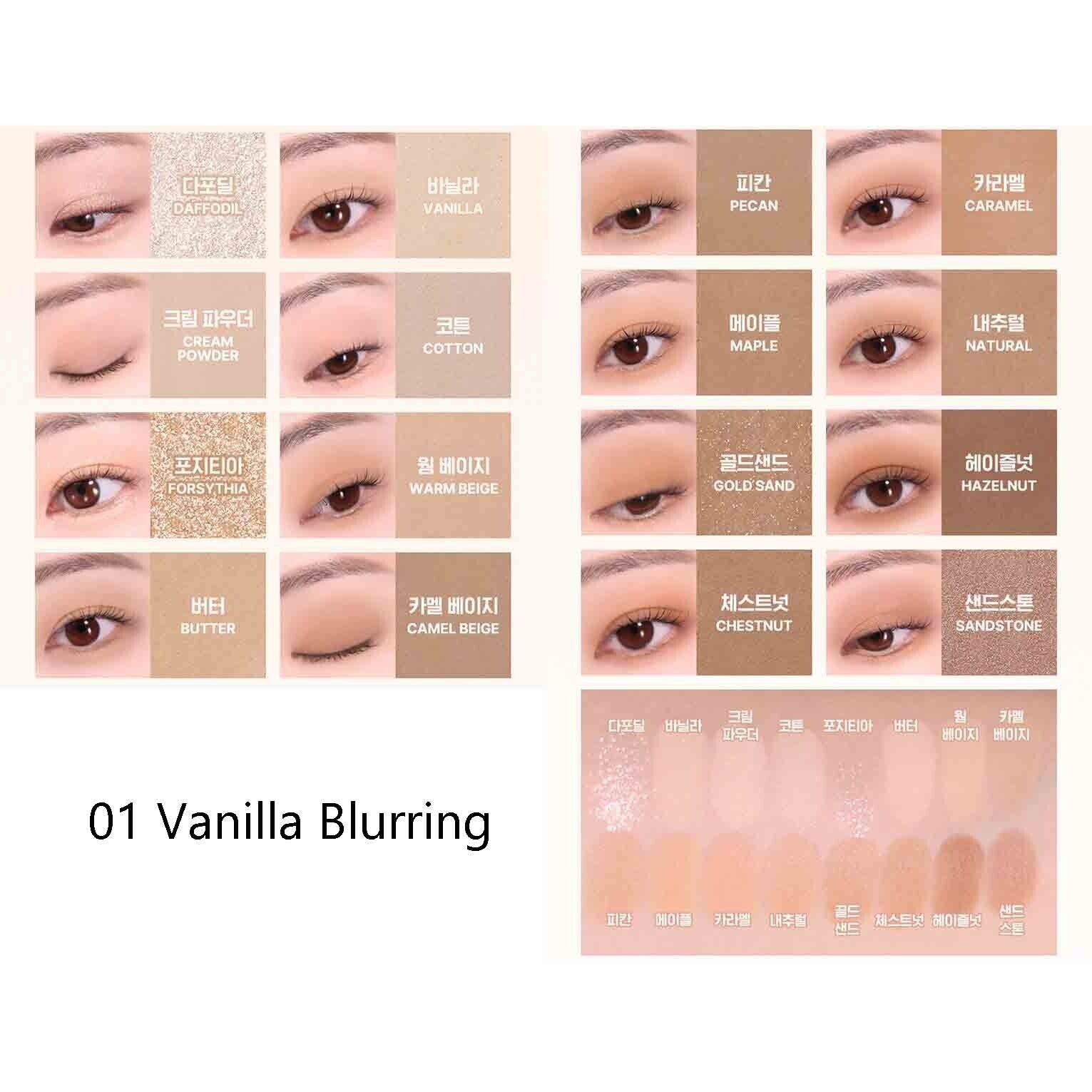 WAKEMAKE Soft Blurring Eye Palette  - Glowii Beauty