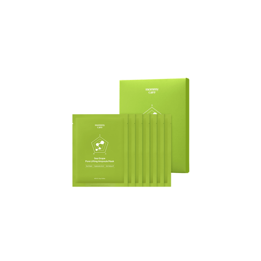 Mommy Care Sea Grape Pore Refining Ampoule Mask Box [7pcs] | Glowii Beauty