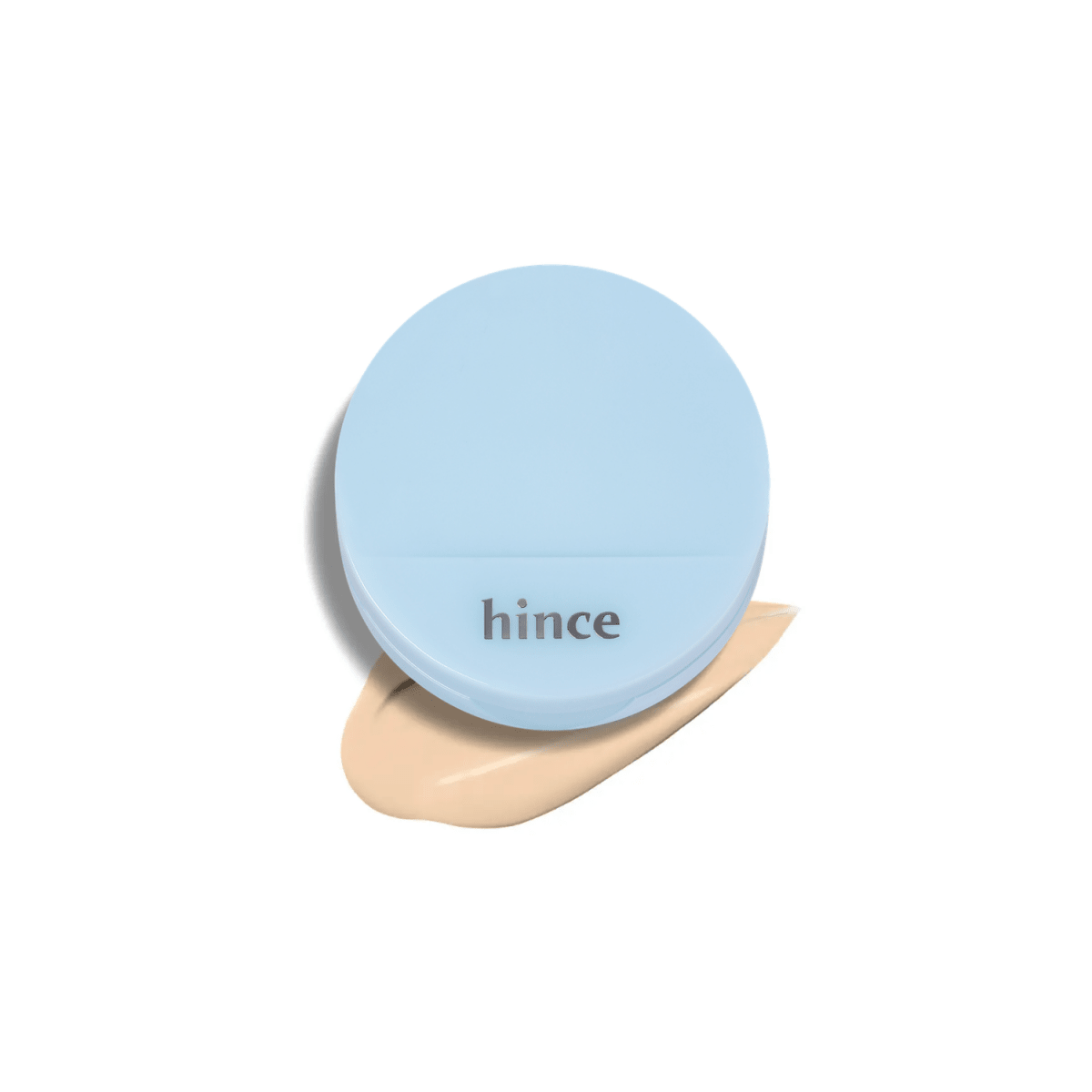 Hince Second Skin Mesh Matte Cushion Foundation from Chill Voyage Edition, showing the compact with open cushion and applicator.