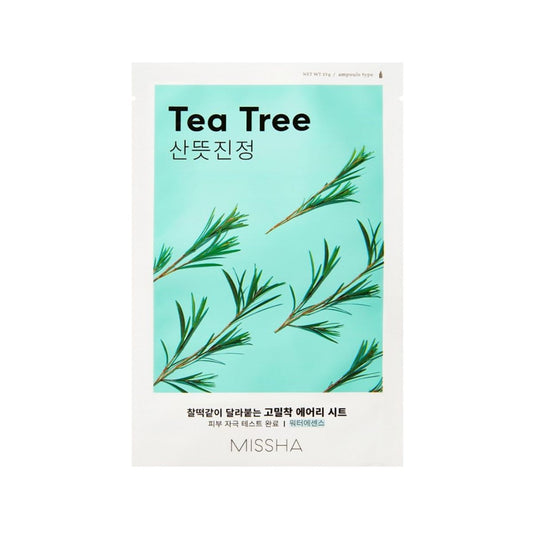 Missha Airy Fit Sheet Mask [Tea Tree] 1pc  - Glowii Beauty