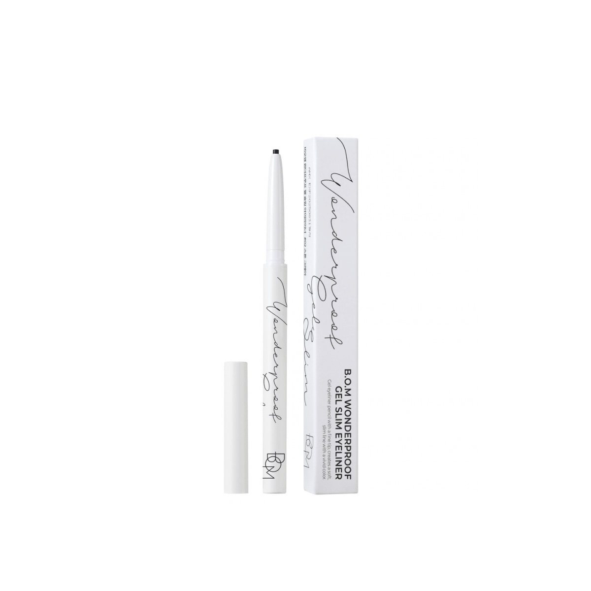 B.O.M Wonderproof Gel Slim Eyeliner | Glowii Beauty